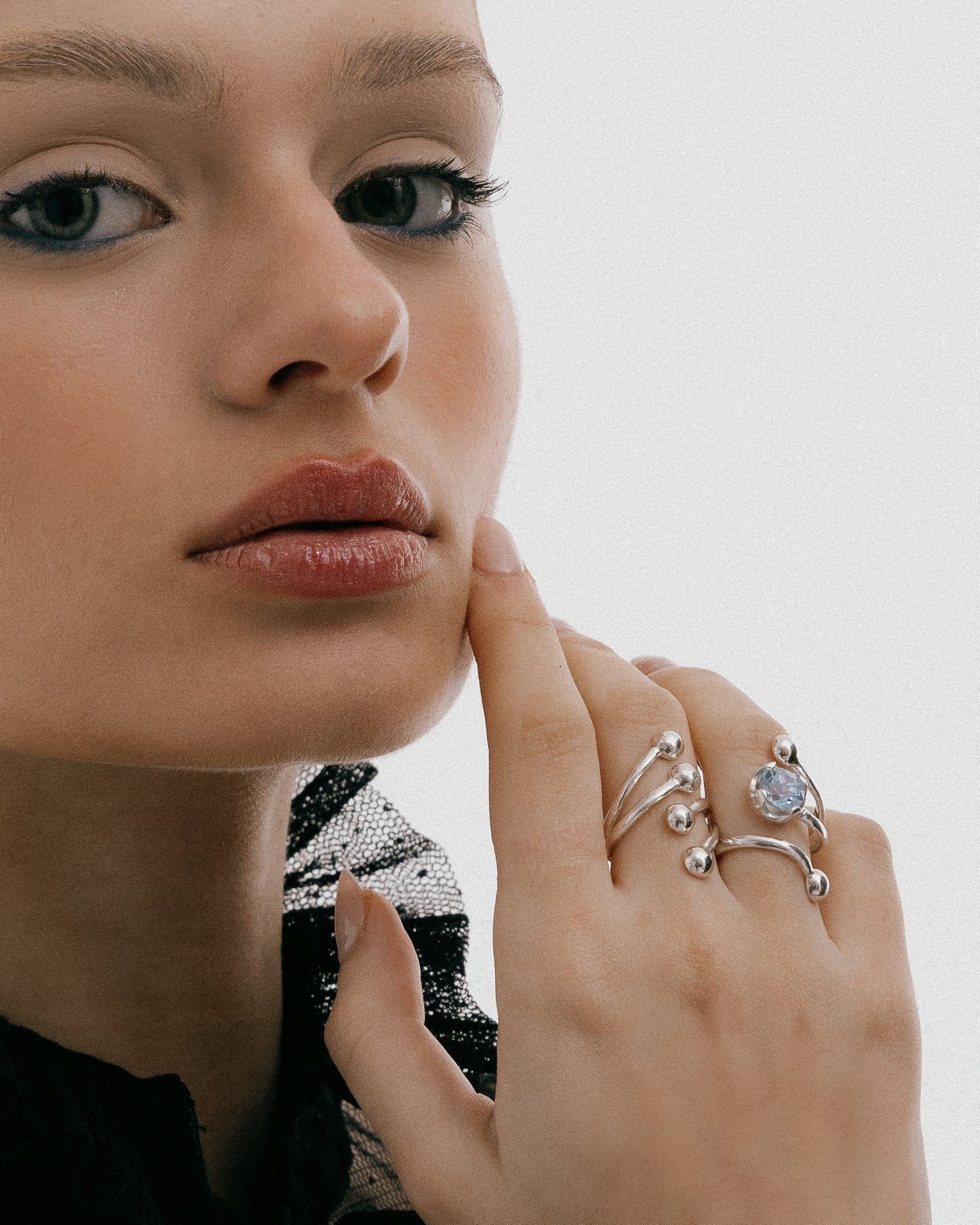 Blue Serpentine Ring