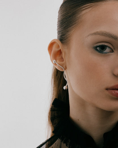 Serpentine Drop Earrings